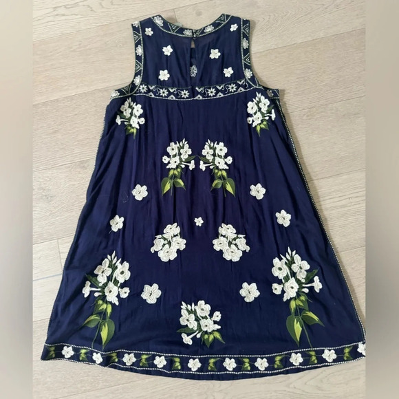 Maeve Navy Floral Sleeveless Dress - Picture 6 of 10
